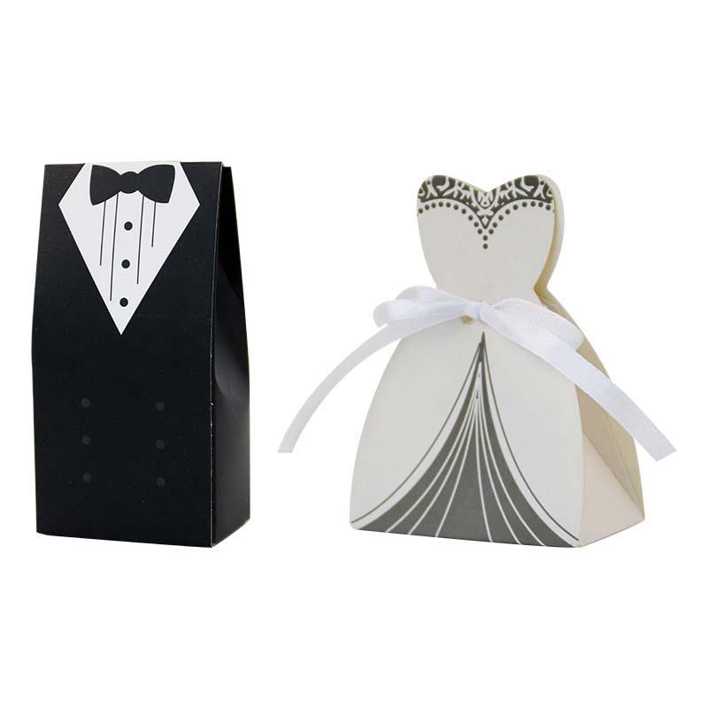 European Happy Candy Box High-End Wedding Suit Sugar Box Creative Wedding Groom And Bride Double-Breasted Dress Sugar Box groom