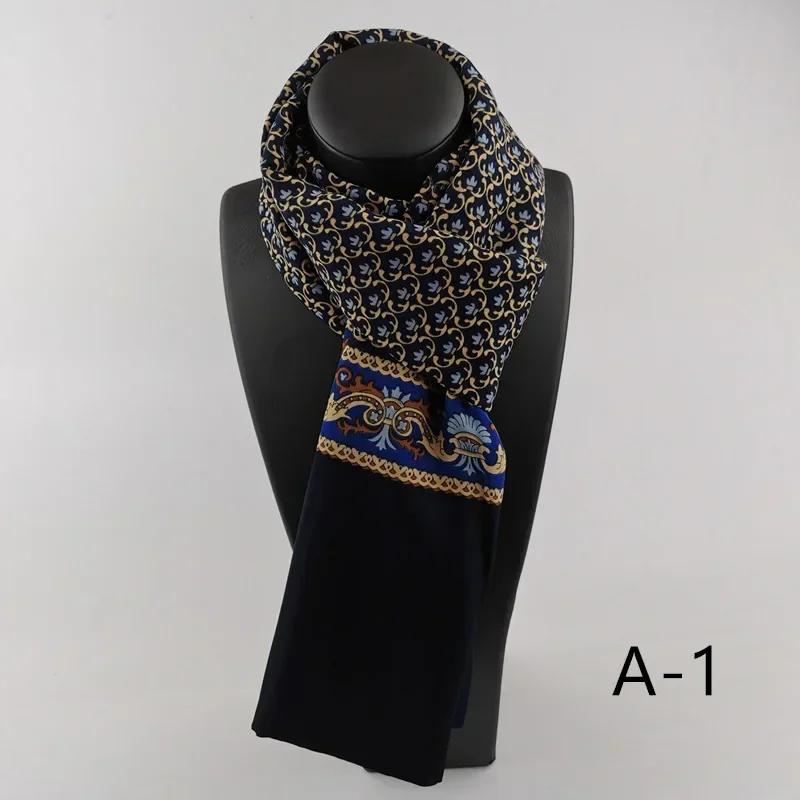 Nouveau Foulard en Soie Mode Printemps Hiver Pour Hommes Foulards de Luxe de Designer à Carreaux Pour Femmes Foulard Pour Se Tenir Chaud