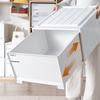 Plastic Drawer Storage Box Combinable Bedside Storage Containers Durable Organizer Box  Household
