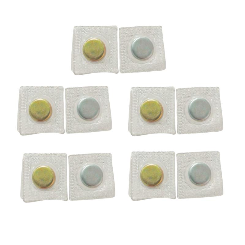 Magnetyczne Zapięcia Do Szycia - Niewidoczne Metalowe Zapięcia Do Odzieży i Torebek, Łatwe w Użyciu Rękodzieło, Akcesoria DIY