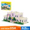 Springfield Elementary School House Buildings Sets,8 Figures City Apartment Architecture Model Modular Buildings Blocks 3500 PCS