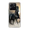 Animal Black Horse Case Phone Cover for Xiaomi Redmi Note 14 13 12S 12 11S 11 11T 11E 10S 10 Pro Plus 9 9S 5G + Trend Fundas