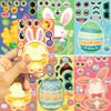 16Sheets Easter Stickersegg Decorating Bunny Stickers Easter Activities Party Favors Games Easter Crafts Gifts Bags
