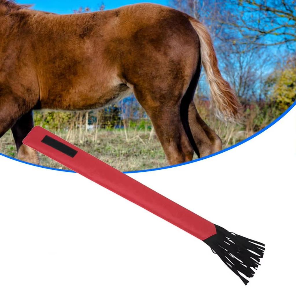 -mosquito Breathable Non-woven Fabric Horse Tail Protector Drawstring Horse Tail Bag with Fringe Horse Accessories
