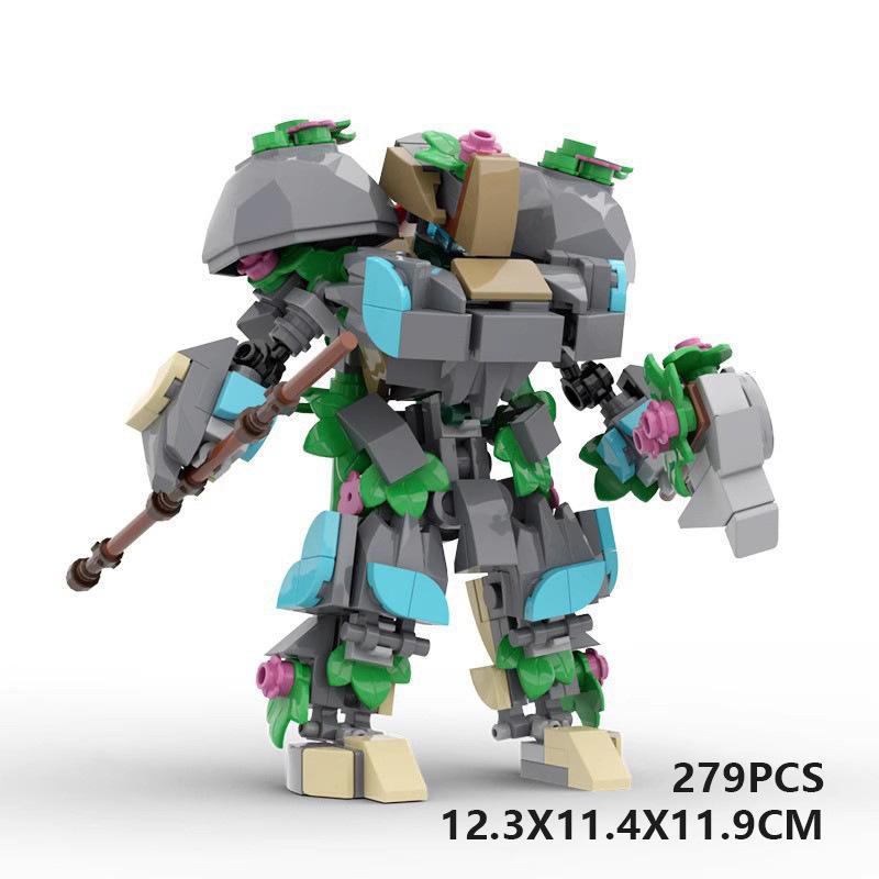 Конструктор Moc креативные детские развивающие строительные игрушки робот-страж леса модель для сборки украшения подарок Electronic drawings