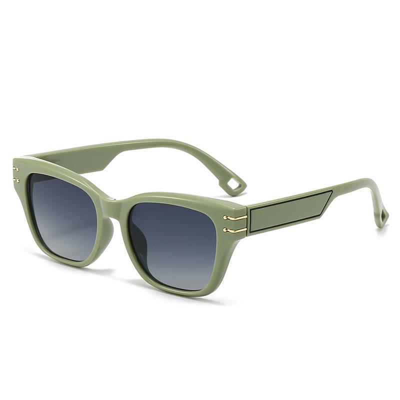 

Fashionable Luxurious And High-end Style Sunglasses With Retro Cat-eye Design Featuring UV Protection For Women 5048 зелёный