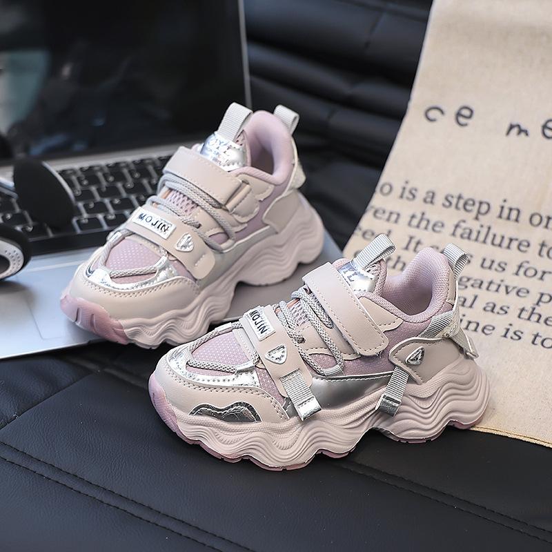 Boys' Shoes 2025 Autumn New Children's Non-slip Soft-soled Dad Shoes In Older Children's and Girls' Sports Shoes Trendy Brand