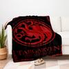 Targaryen Fire and Blood: The Story of Game of ThronesBlanket Flannel Throw Blanket for Sofa, Bed, Travel, Camping, Office, Couch, Chair, An