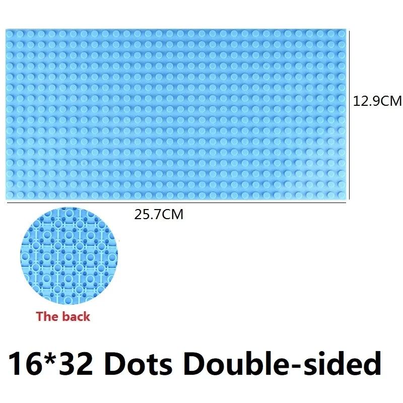 32x32 32x16 Dots Classic Building Blocks Base Plate MOC DIY Plastic Colorful Classic Brick Compatible for City Figures Kids Toy