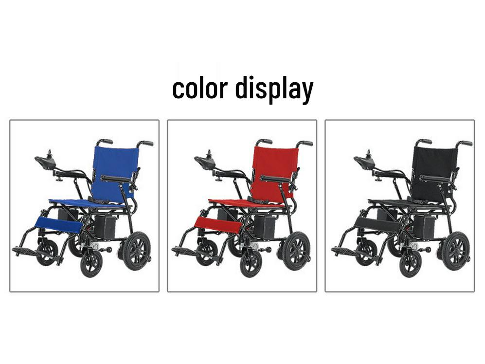 Compact Foldable Electric Dual-Use Wheelchair for Convenient Commuting