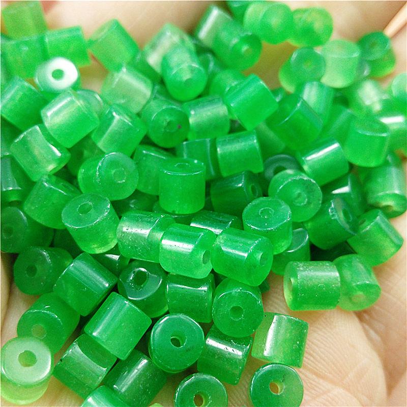 Jade Tricolor Tong Car Wheel Bead Spacer Accessories for Bracelets