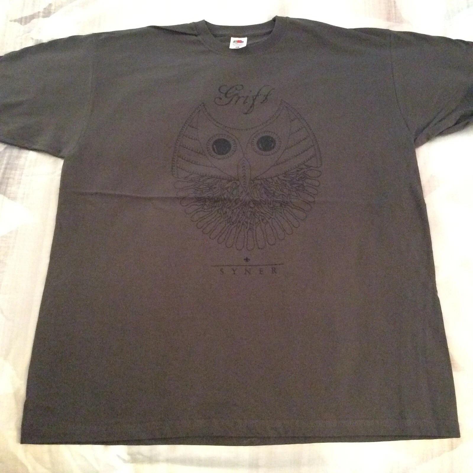GRIFT Syner, Grey Shirt XL,Azarath,The Chasm, Inquisition, Urgehal, Ensiferum M