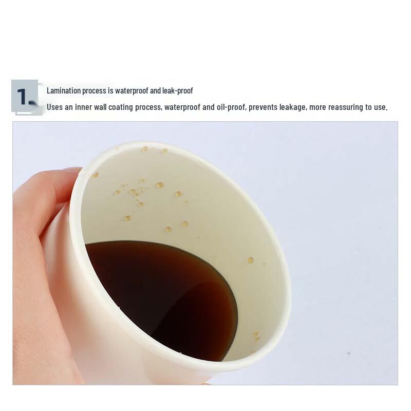 Churong Disposable Takeaway Soup/Porridge Cups & Lids (100-pack)