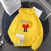 Japanese Fashion Bad Character Collection Printed Men'S And Women'S Hooded Sweater