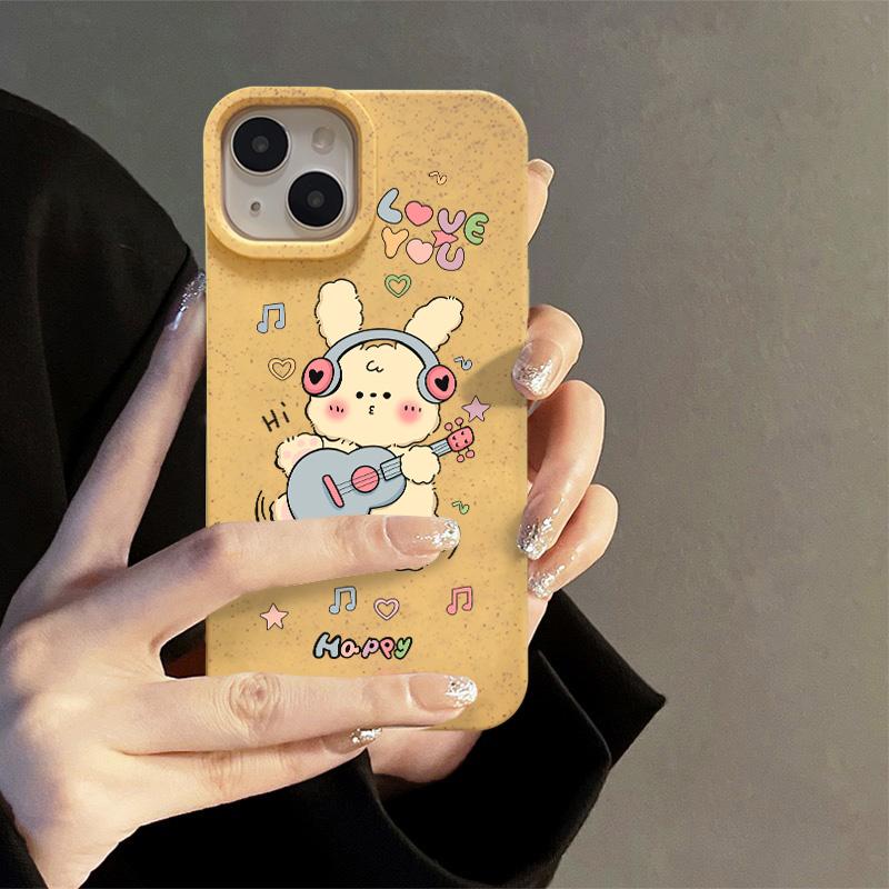 Pouzdro na mobilní telefon pro iPhone 11 13 XR 15 Pro Max 12 14 Pro Max Pouzdro iPhone 16 7 Plus 8 Plus XS Max Rozložitelné a šetrné k životnímu prostředí