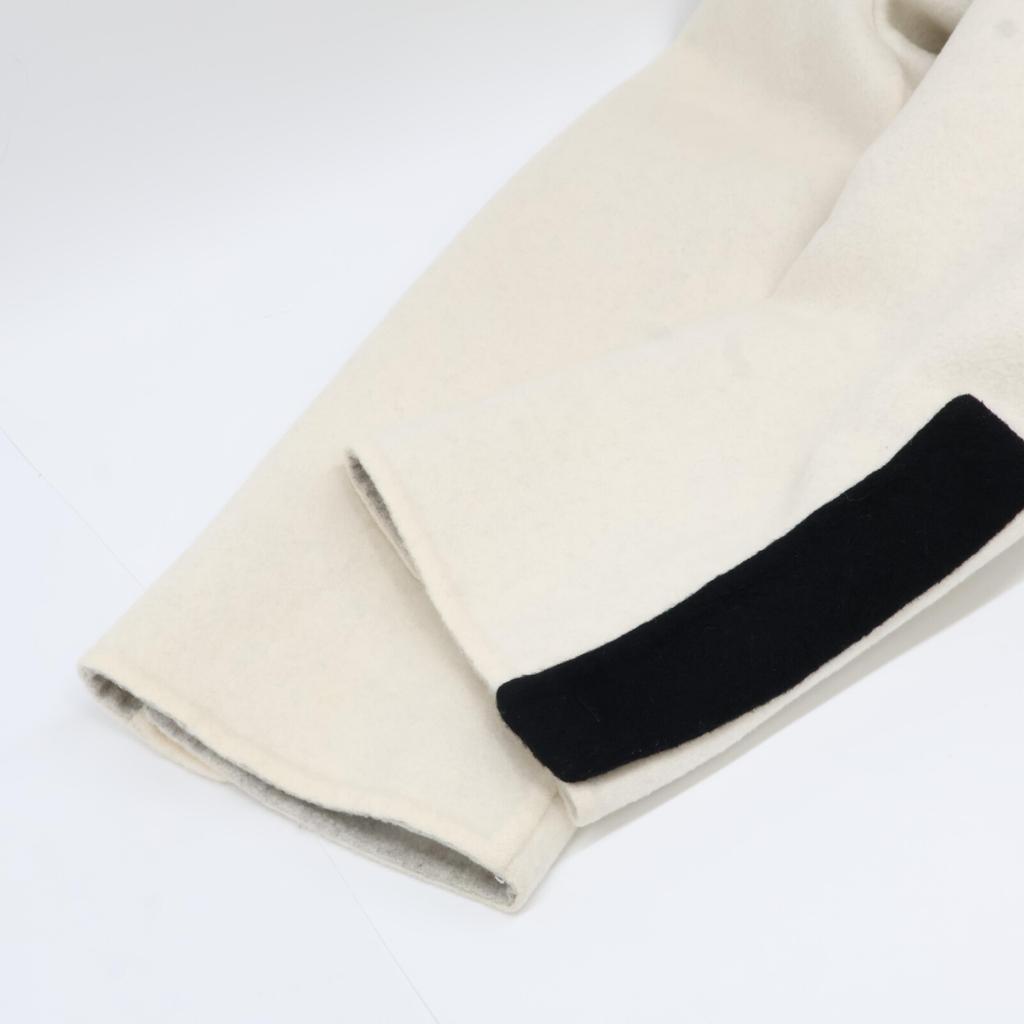 FENDI [Good condition/domestic regular] FFP13314XF0502 100% cashmere with fox fur collar coat 36 IvoryUsed