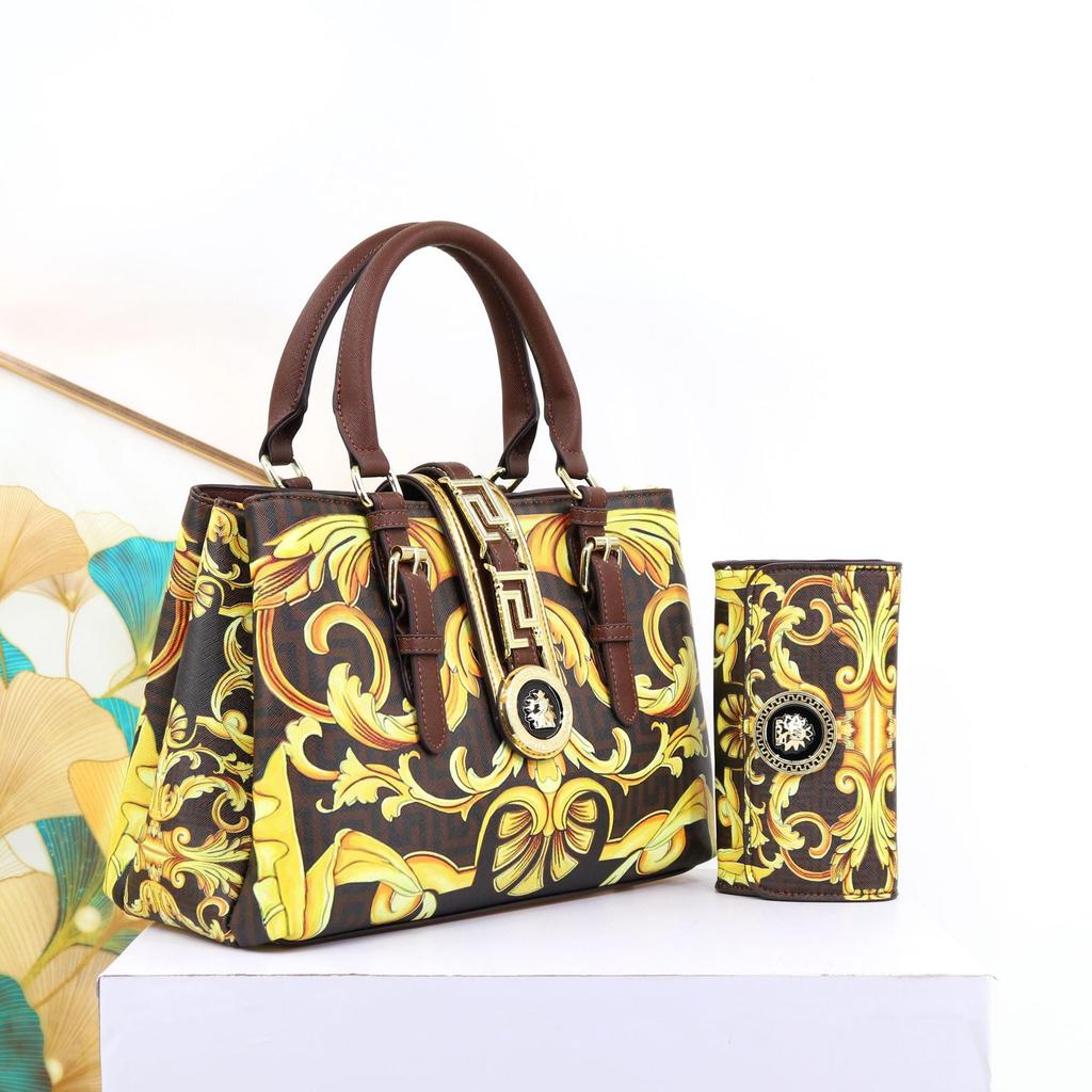 Multi-Layer Tote Bag Printed Handbag Set Women'S Bag Ladies Bag