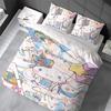 C-Cinnamoroll Cute Cartoon Duvet Cover Set Home Style Bedding Soft Laundry Cotton Bed 3 Piece Set Student Dormitory Gift