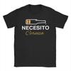 Necesito Cerveza Funny Quote I Need a Beer Graphic Printed T Shirts for Men Women Cotton Tee Shirt Clothing