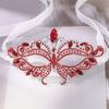 Face Decoration Accessories Rhinestone Masquerade Mask Fashion Accessory Costume Prop Venetian Mask Shiny Crystal