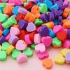 30 Stücke 9*10mm Liebe Herz Polymer Clay Perlen Bunte Lose Perlen Für Schmuck Machen DIY Armband Halskette ohrring