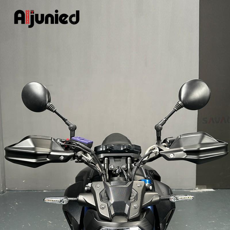 Motorcycle Hand Guard Windshield Deflector Yamaha MT-09 SP FZ09 Black PP Steel Mount