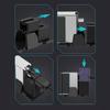 Desktop Adapter Stand Kit Adjustable GaNs Charging Head Stand for 140W Power Adapters for Any Setting