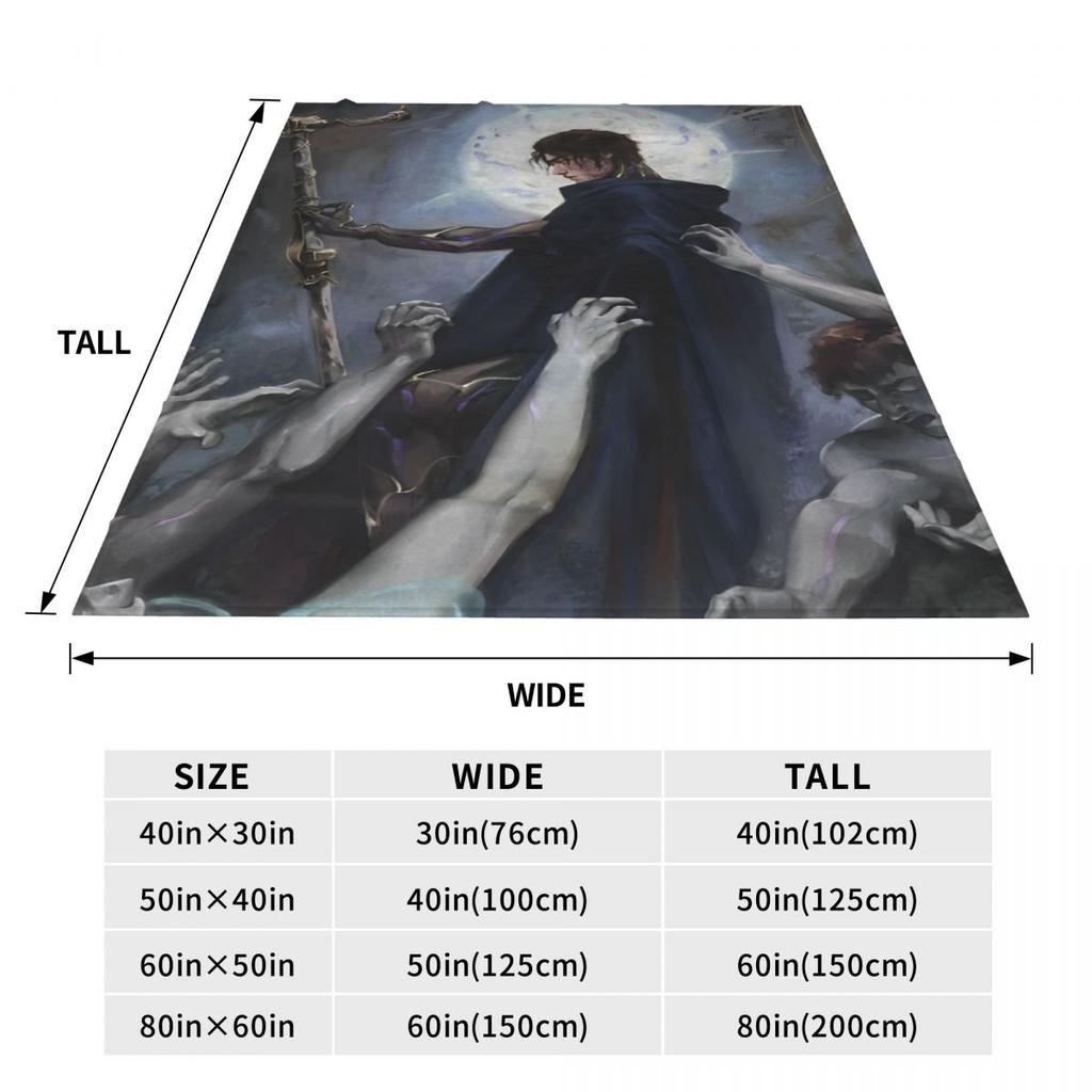 Arcane Viktor Game Blankets Quality Super Warm Throw Blanket Winter Airplane Travel Bedroom Novelty Bedspread