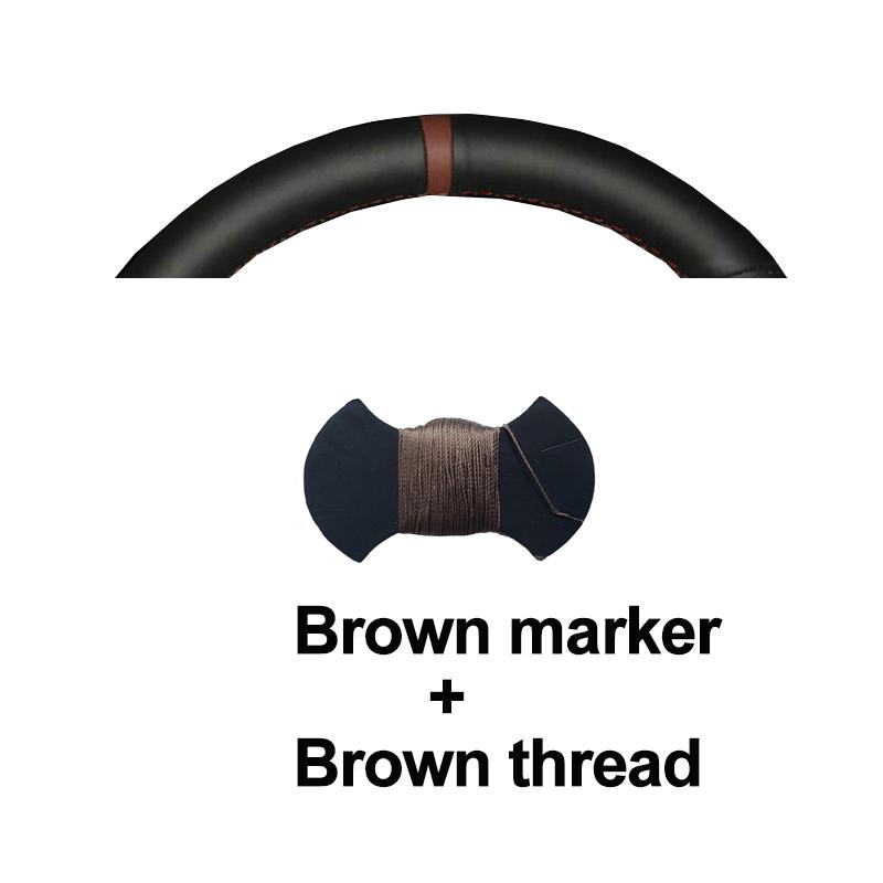 

Hand Sewing Stitching Car Auto Steering Wheel Cover for Isuzu D-Max MU-X III 2020 - 2026 Braid on Steering-Wheel Wrap 2026 2026