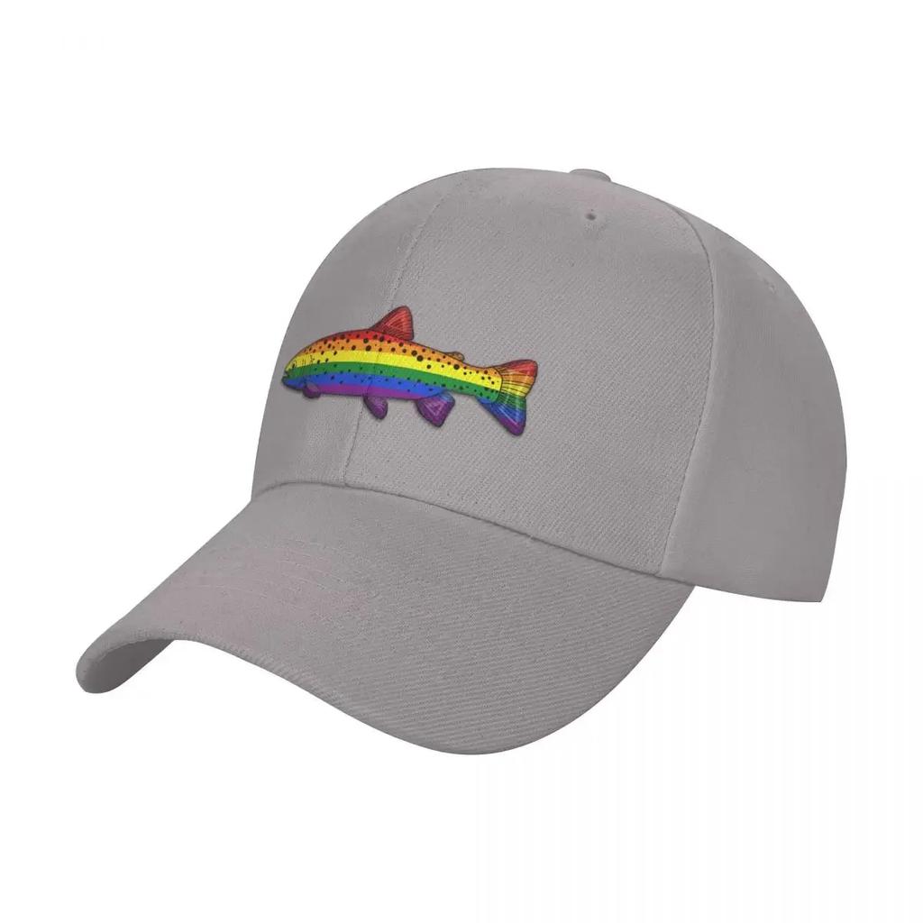 Rainbow Trout Baseball Cap Snap Back Hat Sun summer hat Unisexs Luxury Womens
