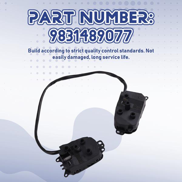 9831489077 Compatible with Peugeot Steering Wheel Button Switch None