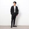 Comme Ca Ism Stretch Collarless Size Suitable for Denim-Like Jacket, Black, M, 47-25JM12-205, Co-ordination