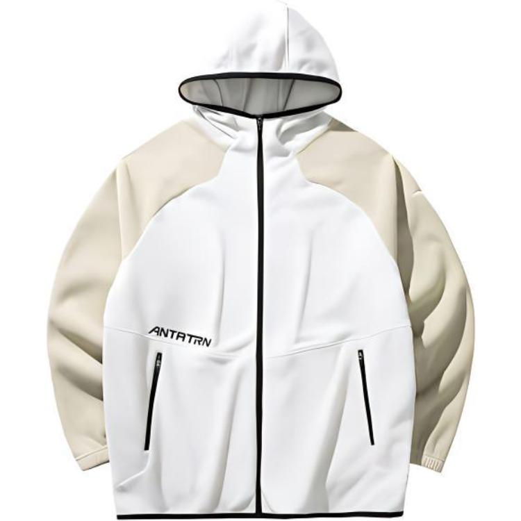 

Anta Серия тренировок Письмо Свободный Худи на молнии Повседневная Куртка с длинным рукавом Мужские куртки Грибной-Серый Однотонный-Хаки 952447701-1