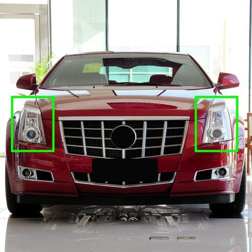 Pair Left + Right Headlight Lens Clear Cover For Cadillac Cts 2008-2013 Us Stock