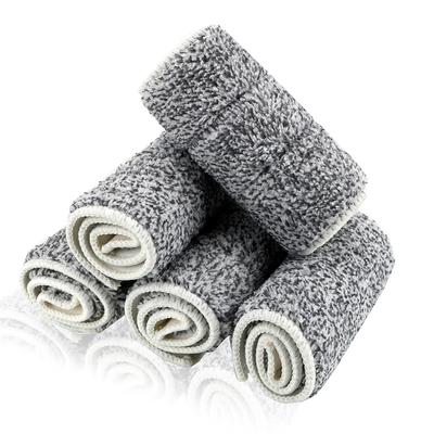 Înlocuire lavete din microfibră, îndepărtarea prafului, accesorii pentru mop, lavabil, spray, lavetă pentru mop, curățenie acasă, lavetă de schimb pentru mop, 4 bucăți/6 bucăți