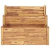 Two Tier Plant Pot 110 X 75 X 84 Cm Solid Acacia Wood