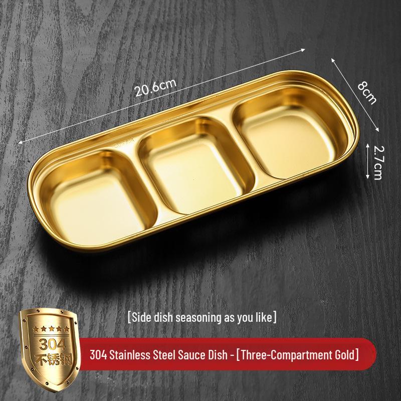 

Круглая форма для макания из нержавеющей стали 304 для корейского барбекю и соусов 201 Food Grade Stainless Steel (Thickened)