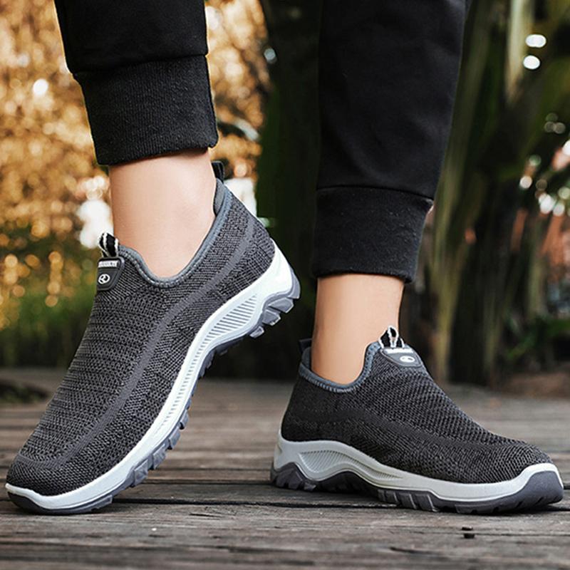 Sommermode Herren Sneaker Atmungsaktive Herren Slipper Mode Slip-On Sneaker für Herren Bequeme Herren Slipper Schuhe ohne Schnürsenkel