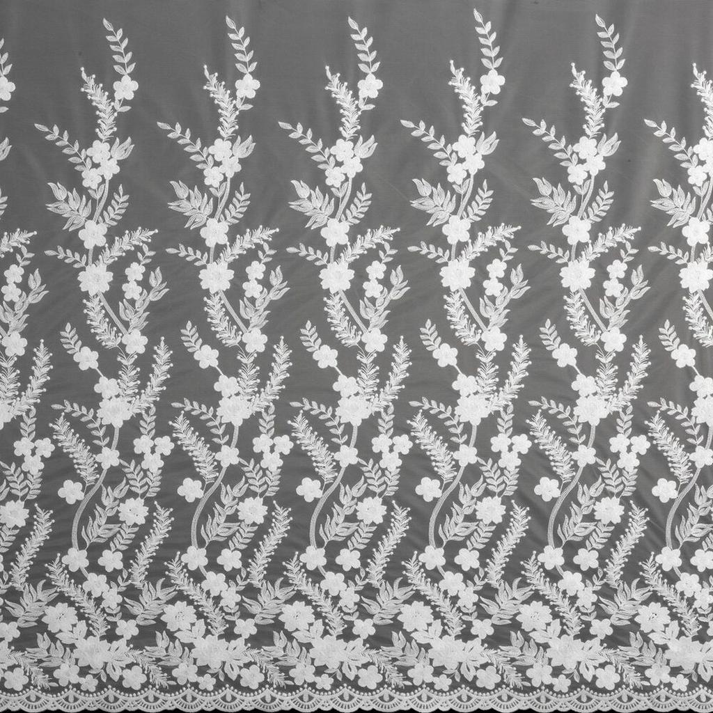 Firana Talina Haft Kwiatowy 140X250 Cm