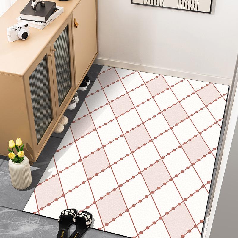 Kitchen Non-slip Mat Simple Absorbent Oil Absorbent Long Anti-dirty Foot Mat Entry Bathroom Bathroom Door Anti-fall