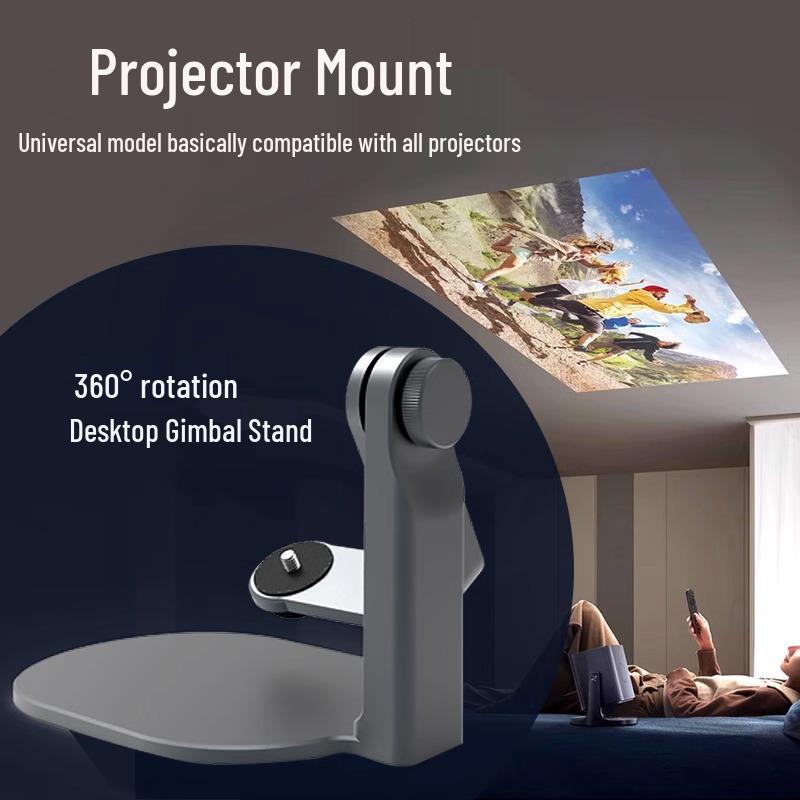 

Desktop Projector Stand with 360° Rotating Ceiling/Bedside Mount by Dangbei