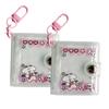 Photo Card Mini Album Key Ring Photo Album 8 Sheets 16 Pockets, Pink, 2 Pcs.