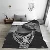 Custom Anuel AA Rapper Blanket 3D Print Soft Flannel Fleece Warm Throw Blankets for Travel Bedroom Sofa Quilt