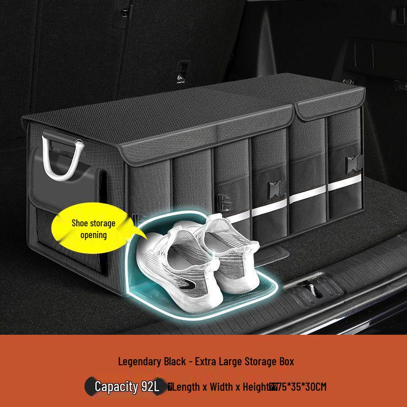 Foldable Car Trunk Organizer: Practical & Decorative Storage Box