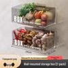 Kitchen Wall-Mounted Onion Ginger Garlic Storage Box