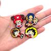 One Piece Cute Cartoon Charms: Japanese Anime Soft Rubber Shoe Buckles & Accessories