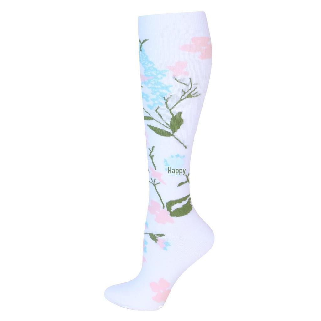 6-Piece European & American Compression Sports Socks Set: Long, Calf, Skipping & Cycling Elastic Stockings.