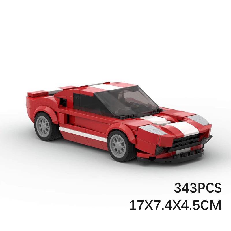 

Building Block Compatible With 110921 Ford Gt Car Model, Puzzle Children Assemble Building Block