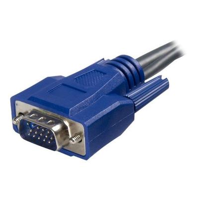 STARTECH Ultra-thin 2-in-1 USB VGA KVM Cable - 1.8 M