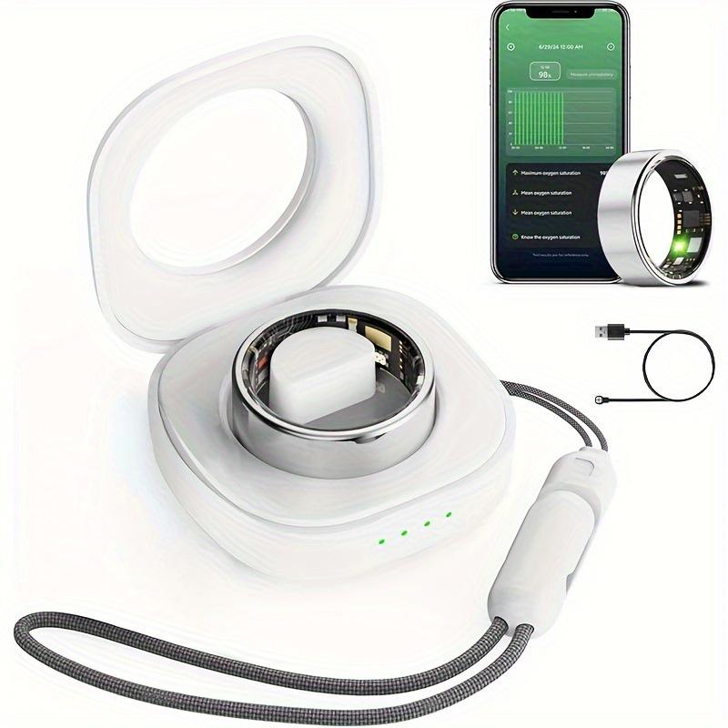 Smart Fitness Tracker Ring: Exercise & Step Monitor